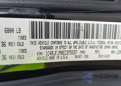 2014 Jeep Grand Cherokee Summit z USA, uszkodzony, nr VIN 1C4RJFJMXEC375537